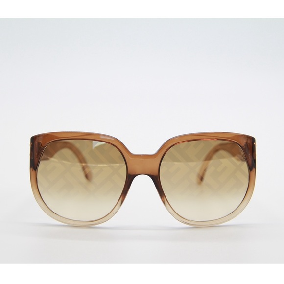 NEW FENDI FF0403/G/S 09Q BROWN SQUARE SUNGLASSES FENDI FF 0403/G/S - Picture 6 of 13